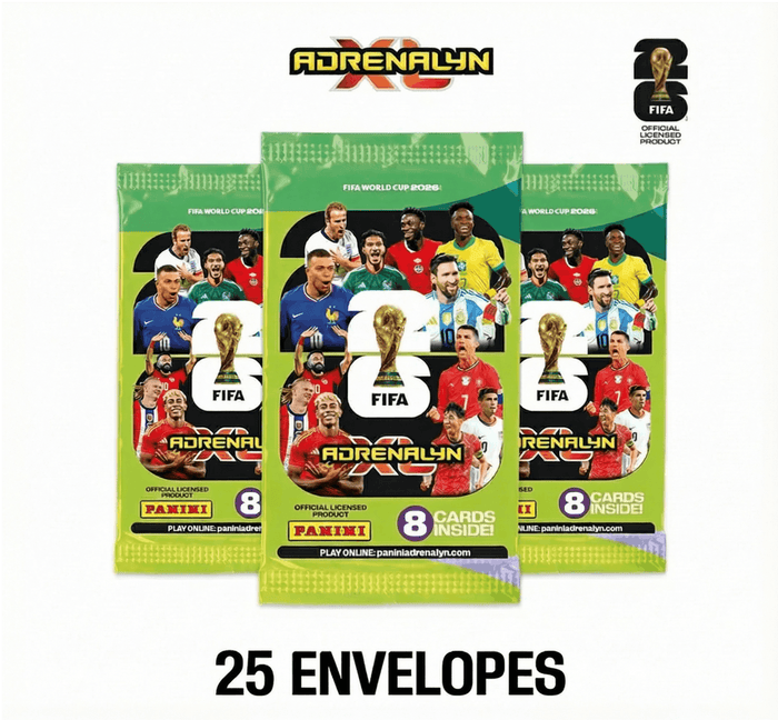FIFA WORLD CUP 2026™ ADRENALYN XL™ - ENVELOPE 8 CARDS KIT COM 25 ENVELOPES