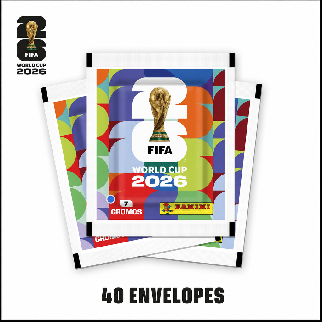 Box Premium "We Are 26" - Album capa Ouro + Album capa Prata + 40 ENVELOPES + Box colecionador + Embalagem Temática especial "We are 26"