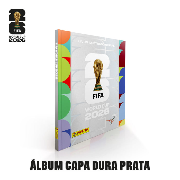 Copa Do Mundo 2026 - Álbum Capa Dura Prata - FIFA WORLD CUP 2026™️