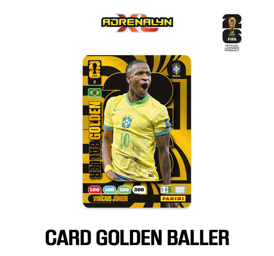 FIFA WORLD CUP 2026™ ADRENALYN XL™ - ENVELOPE 8 CARDS - KIT COM 10 ENVELOPES
